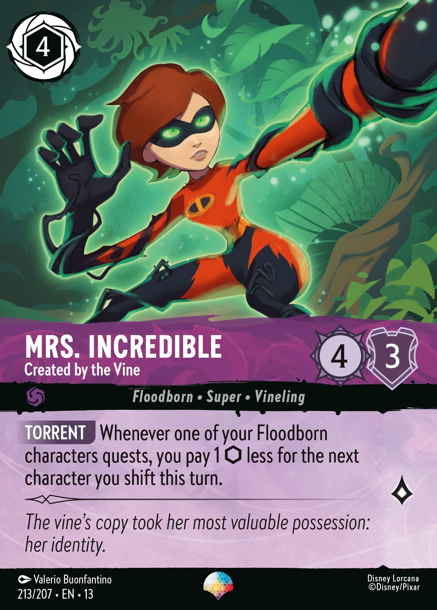 Mrs. Incredible - Created by the Vine (Epic) - Disney Lorcana