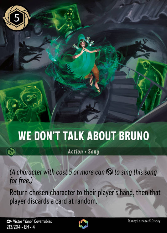 We Don't Talk About Bruno (Enchanted) - Enchanted Lorcana Holofoil Card