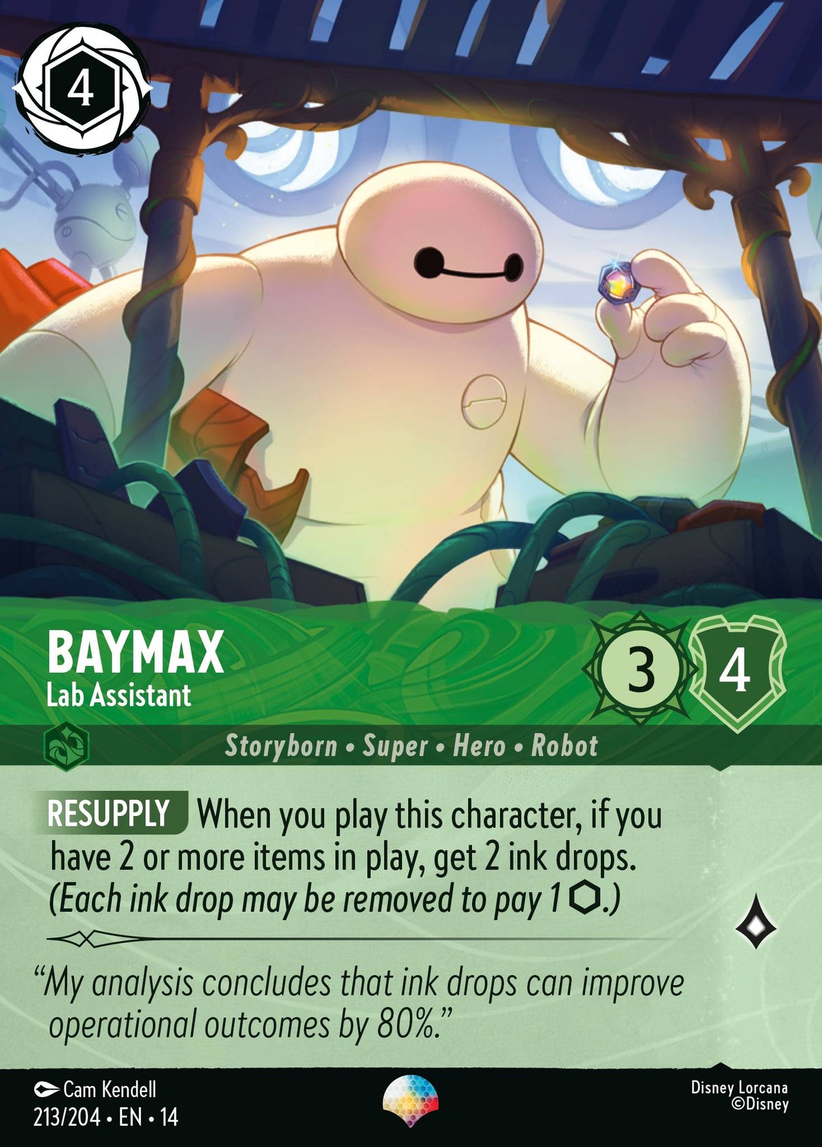 Baymax - Lab Assistant (Epic) - Disney Lorcana