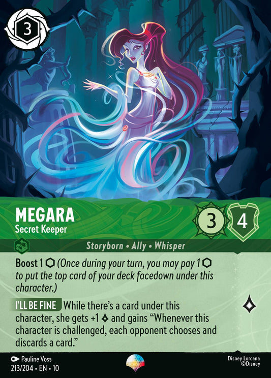 Megara - Secret Keeper (Epic) - Epic Lorcana Holofoil Card