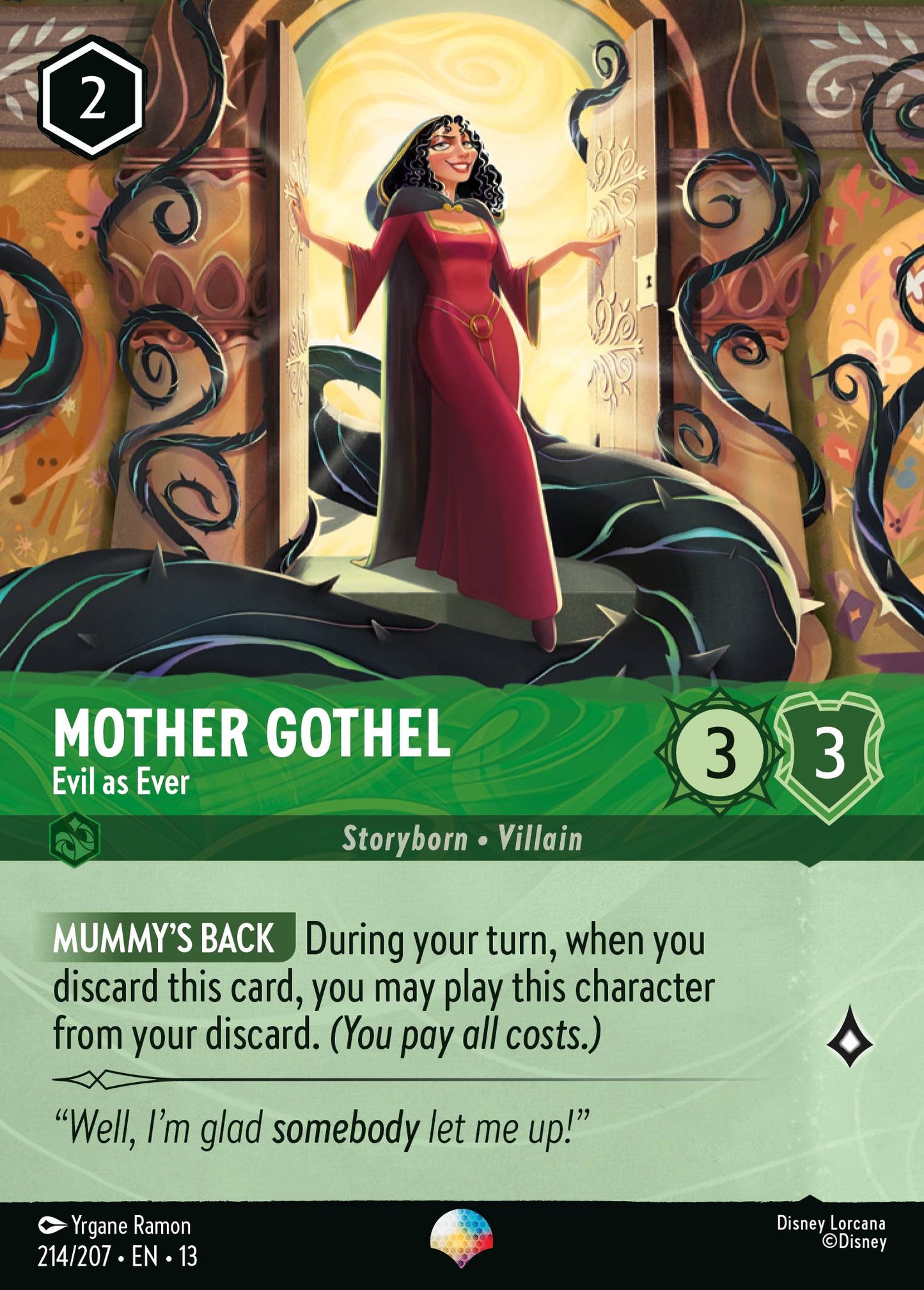 Mother Gothel - Evil as Ever (Epic) - Disney Lorcana