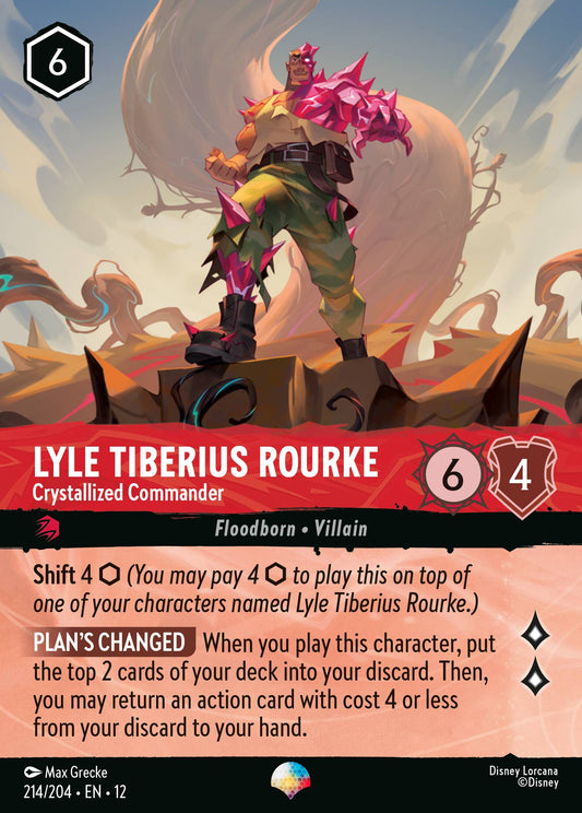 Lyle Tiberius Rourke - Crystallized Commander (Epic) - Disney Lorcana