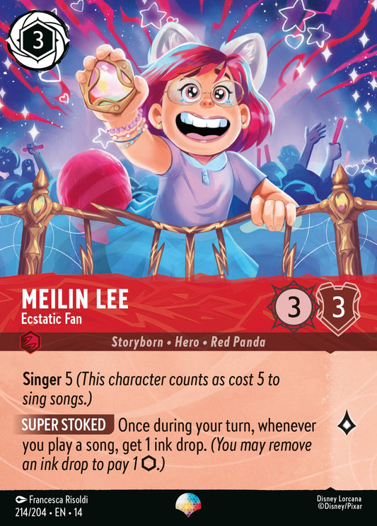 Meilin Lee - Ecstatic Fan (Epic) - Disney Lorcana