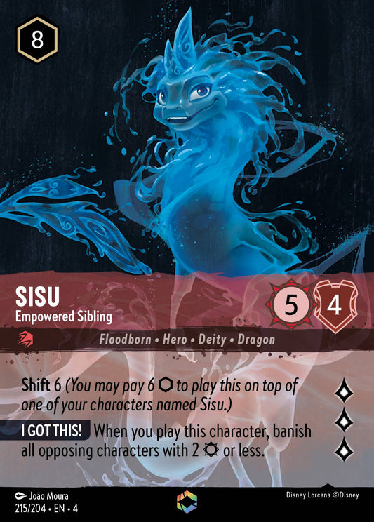 Sisu - Empowered Sibling (Enchanted) - Enchanted Lorcana Holofoil Card