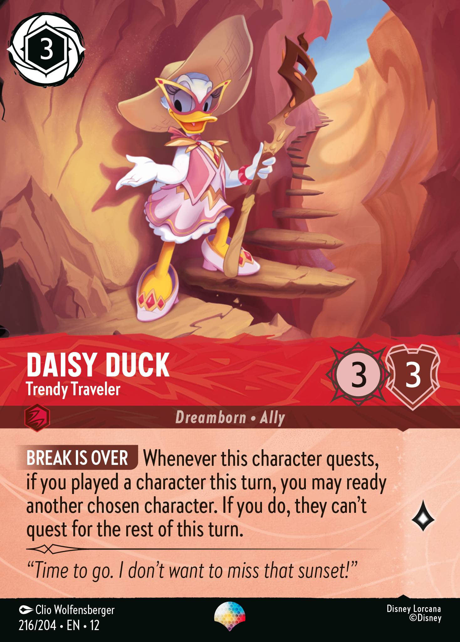 Daisy Duck - Trendy Traveler (Epic) - Disney Lorcana