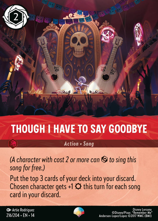 Though I Have to Say Goodbye (Epic) - Disney Lorcana