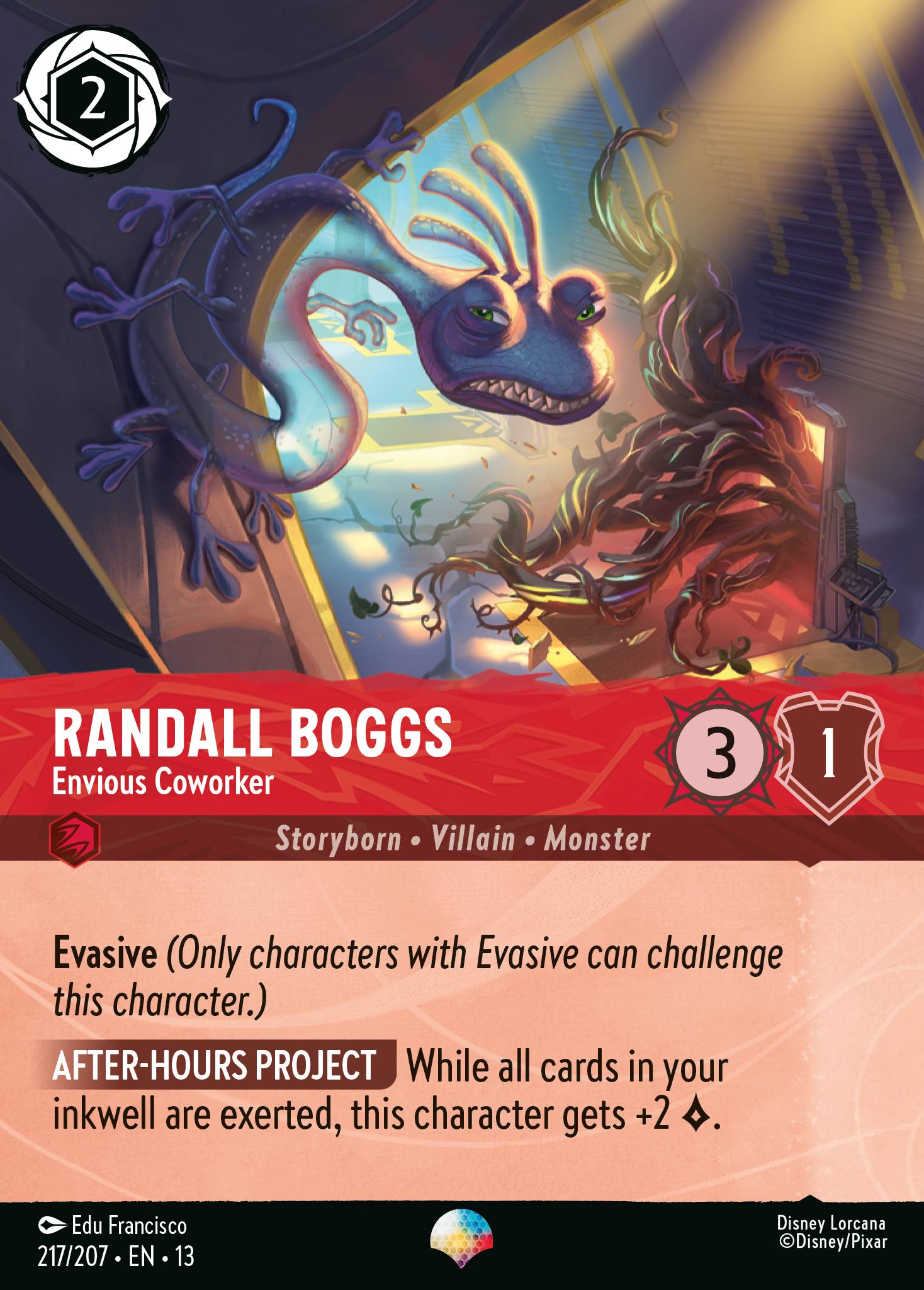 Randall Boggs - Envious Coworker (Epic) - Disney Lorcana