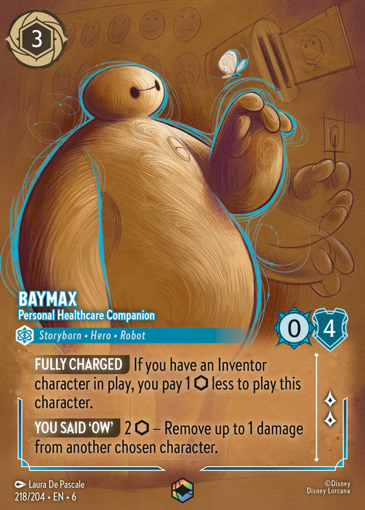 Baymax - Personal Healthcare Companion (Enchanted) - Enchanted Lorcana Holofoil Card