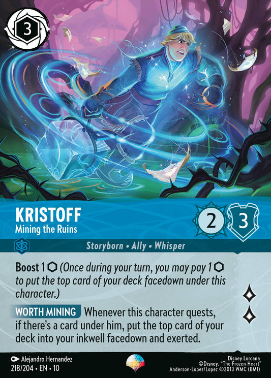 Kristoff - Mining the Ruins (Epic) - Epic Lorcana Holofoil Card