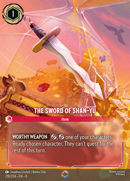 The Sword of Shan Yu (Enchanted) - Disney Lorcana Card