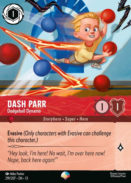 Dash Parr - Dodgeball Dynamo (Epic) - Disney Lorcana