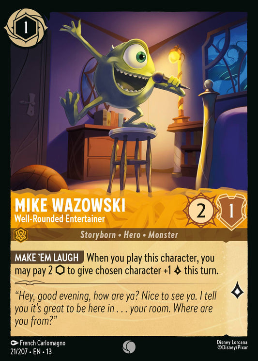 Mike Wazowski - Well-Rounded Entertainer - Disney Lorcana