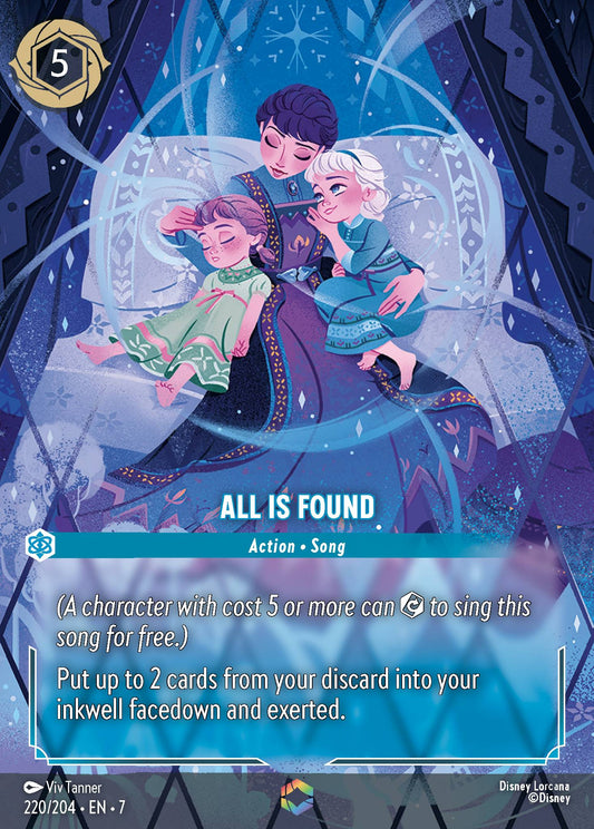 All Is Found (Enchanted) - Enchanted Lorcana Holofoil Card