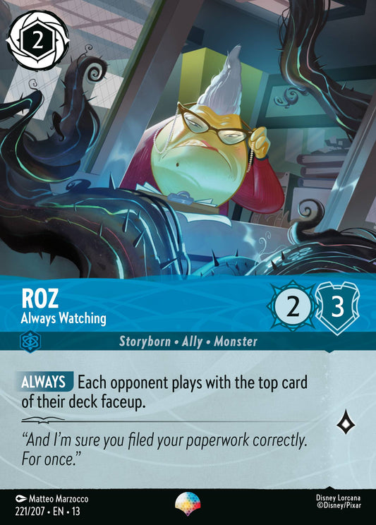 Roz - Always Watching (Epic) - Disney Lorcana