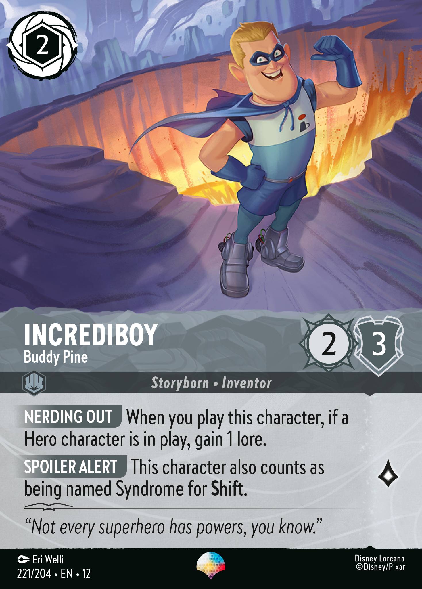 Incrediboy - Buddy Pine (Epic) - Disney Lorcana