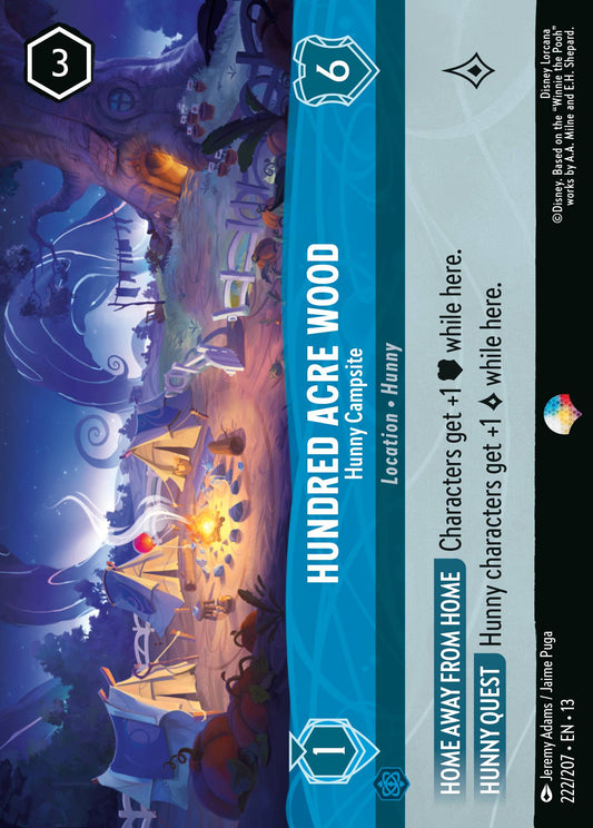 Hundred Acre Wood - Hunny Campsite (Epic) - Disney Lorcana