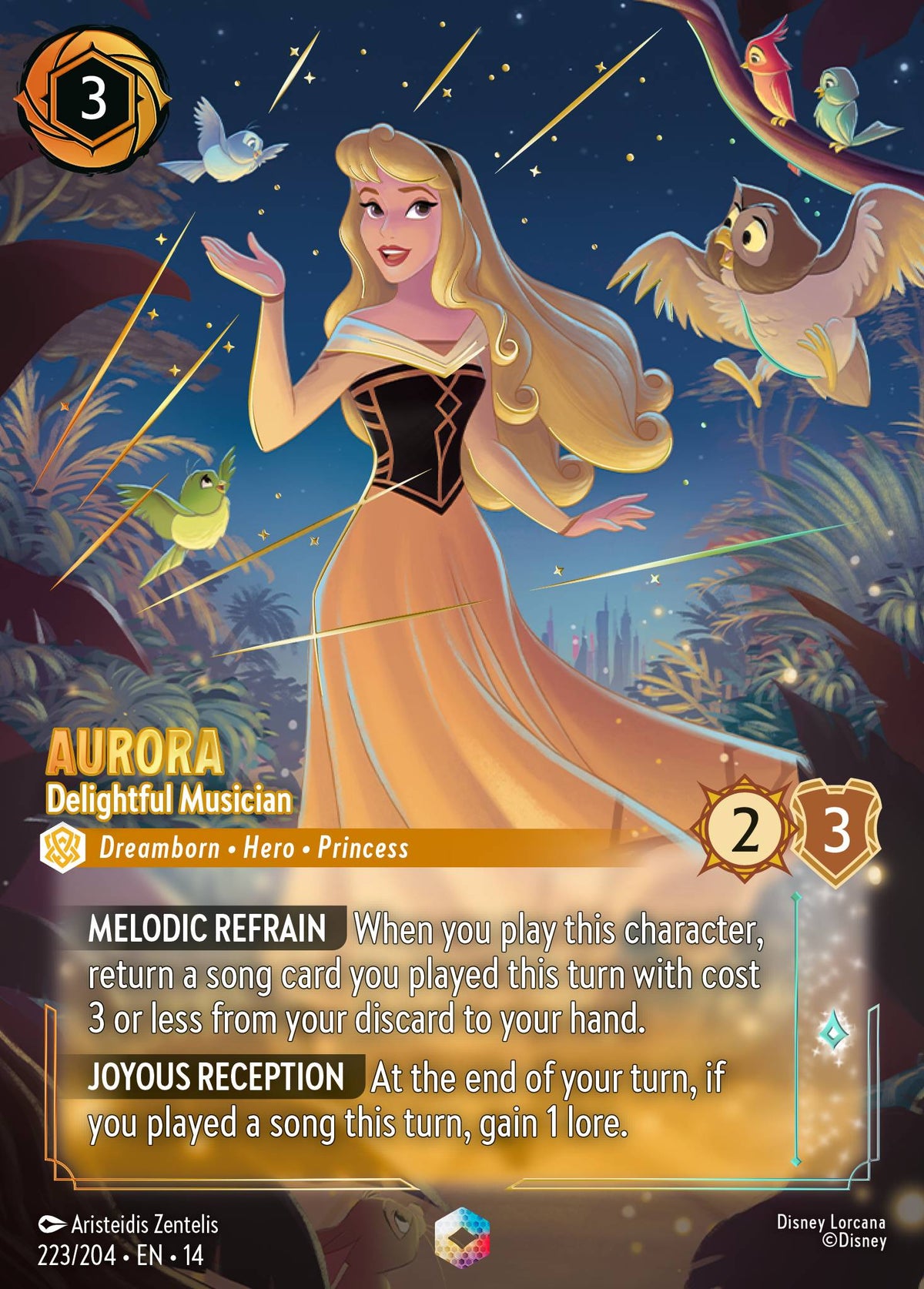 Aurora - Delightful Musician (Enchanted) - Disney Lorcana