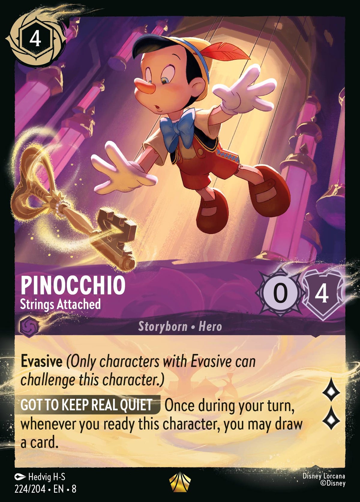 Pinocchio - Strings Attached - Illumineer's Quest: Palace Heist - Cold Foil