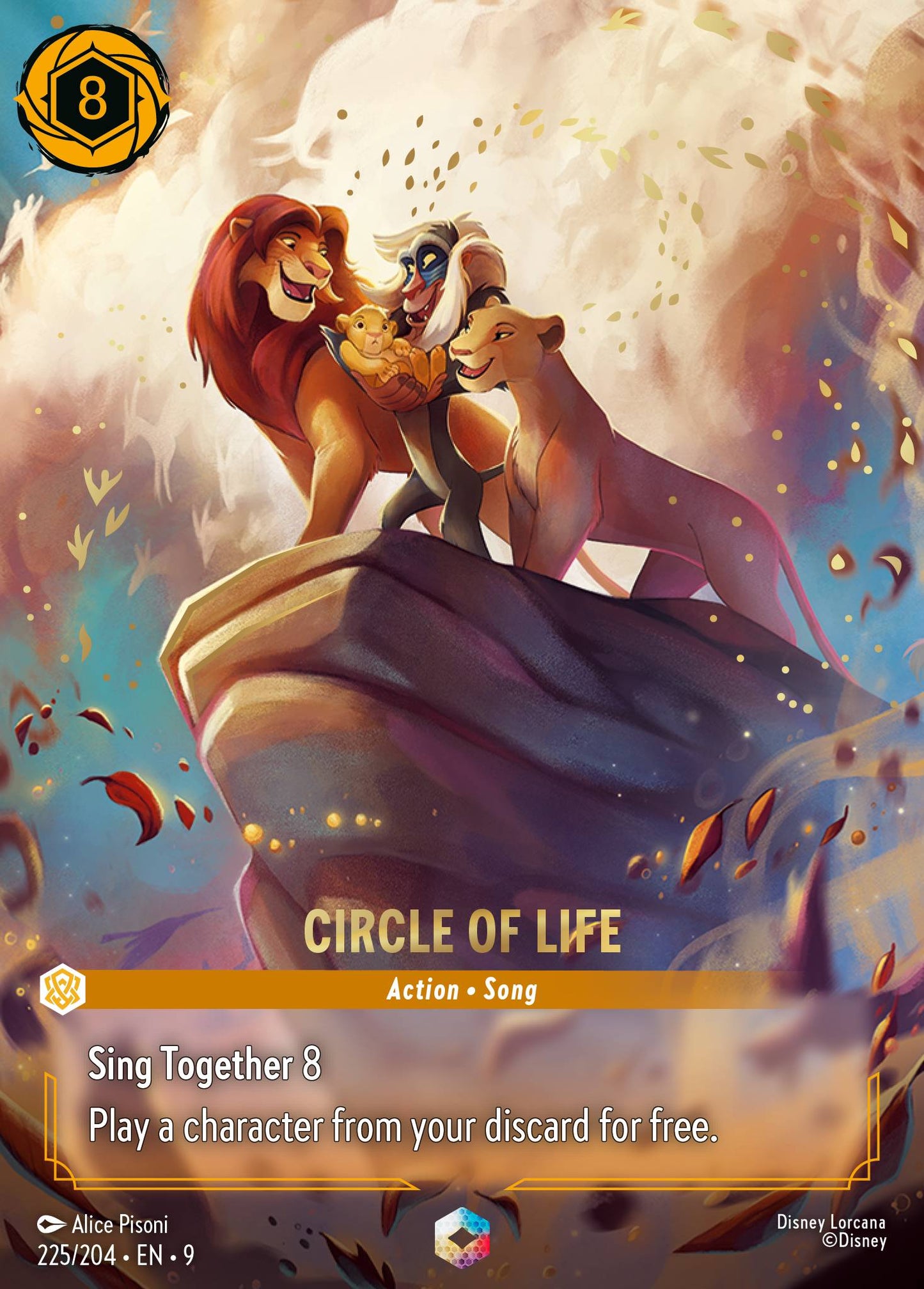 Circle of Life (Enchanted) - Enchanted Lorcana Holofoil Card