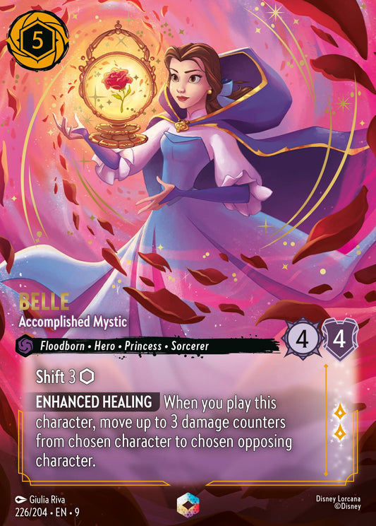 Belle - Accomplished Mystic (Enchanted) - Enchanted Lorcana Holofoil Card