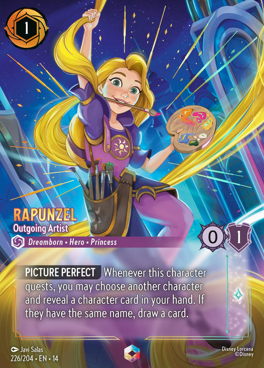 Rapunzel - Outgoing Artist - Enchanted Lorcana Card