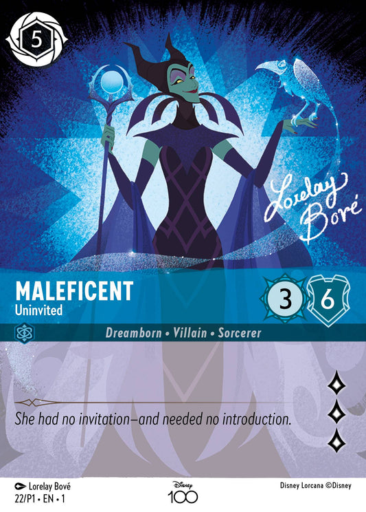 Maleficent - Uninvited - Disney100 Promos - Holofoil