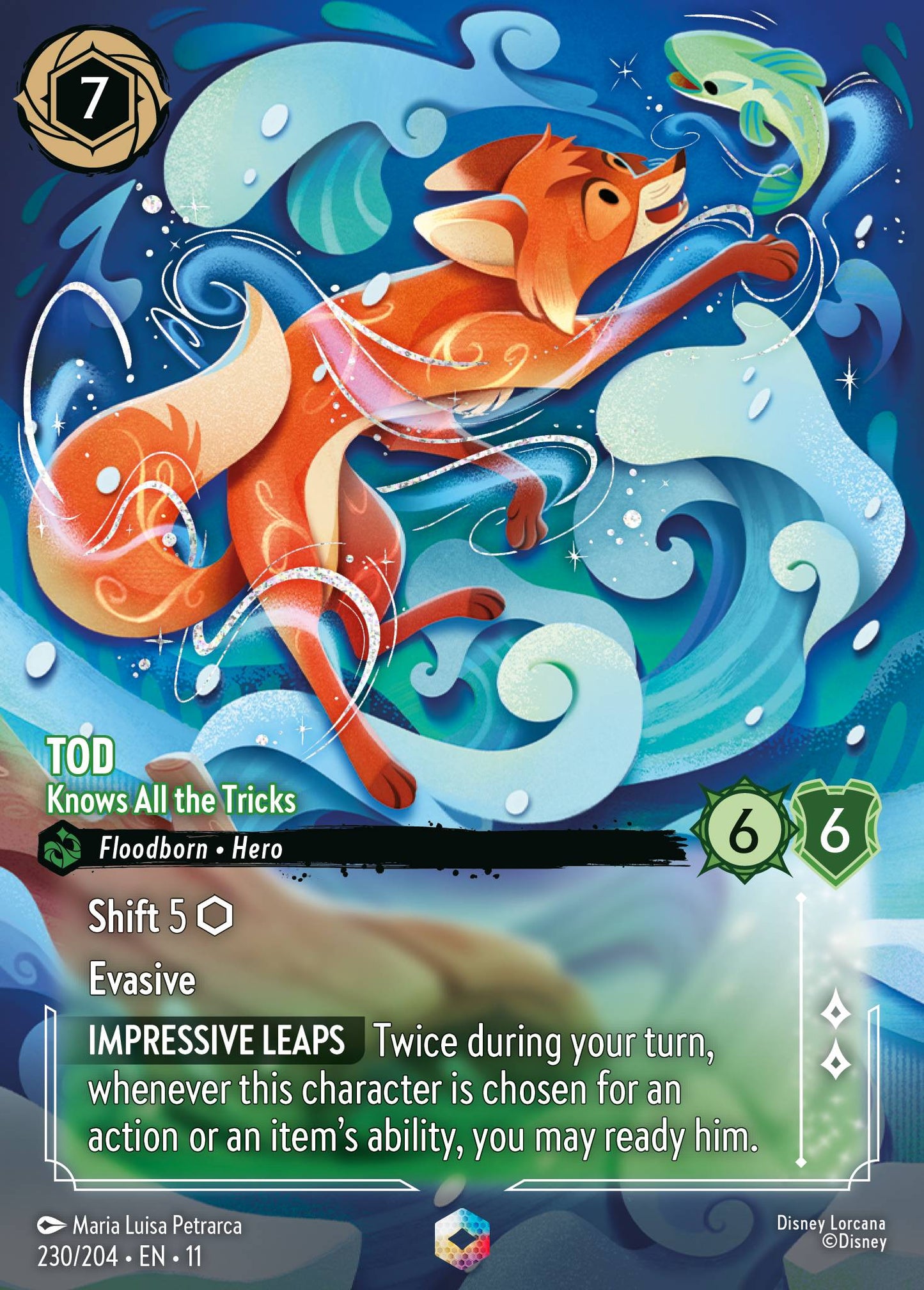 Tod - Knows All the Tricks (Enchanted) - Enchanted Lorcana Holofoil Card