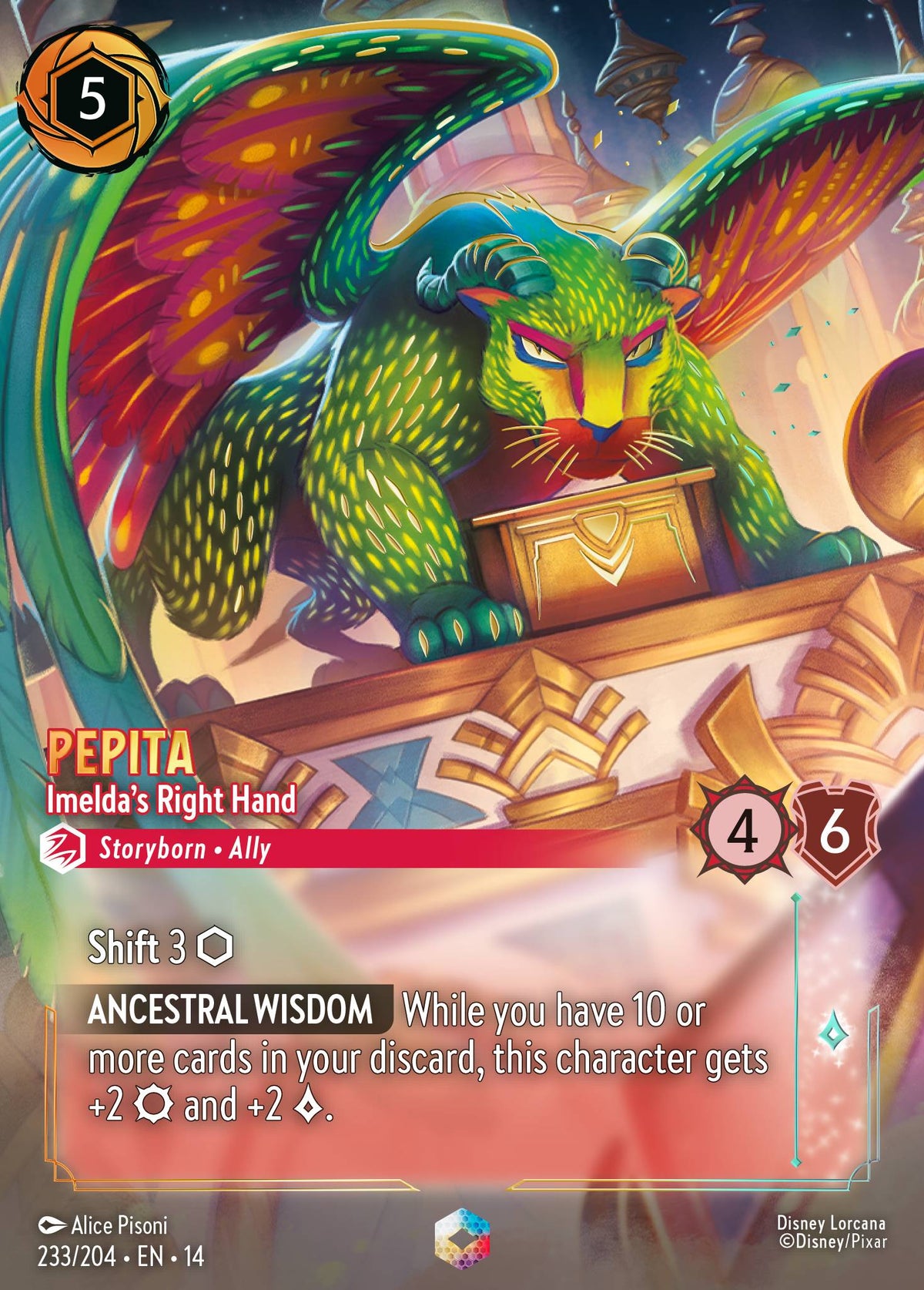 Pepita - Imelda's Right Hand - Enchanted Lorcana Card