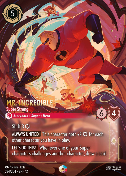 Mr. Incredible - Super Strong (Enchanted) - Disney Lorcana