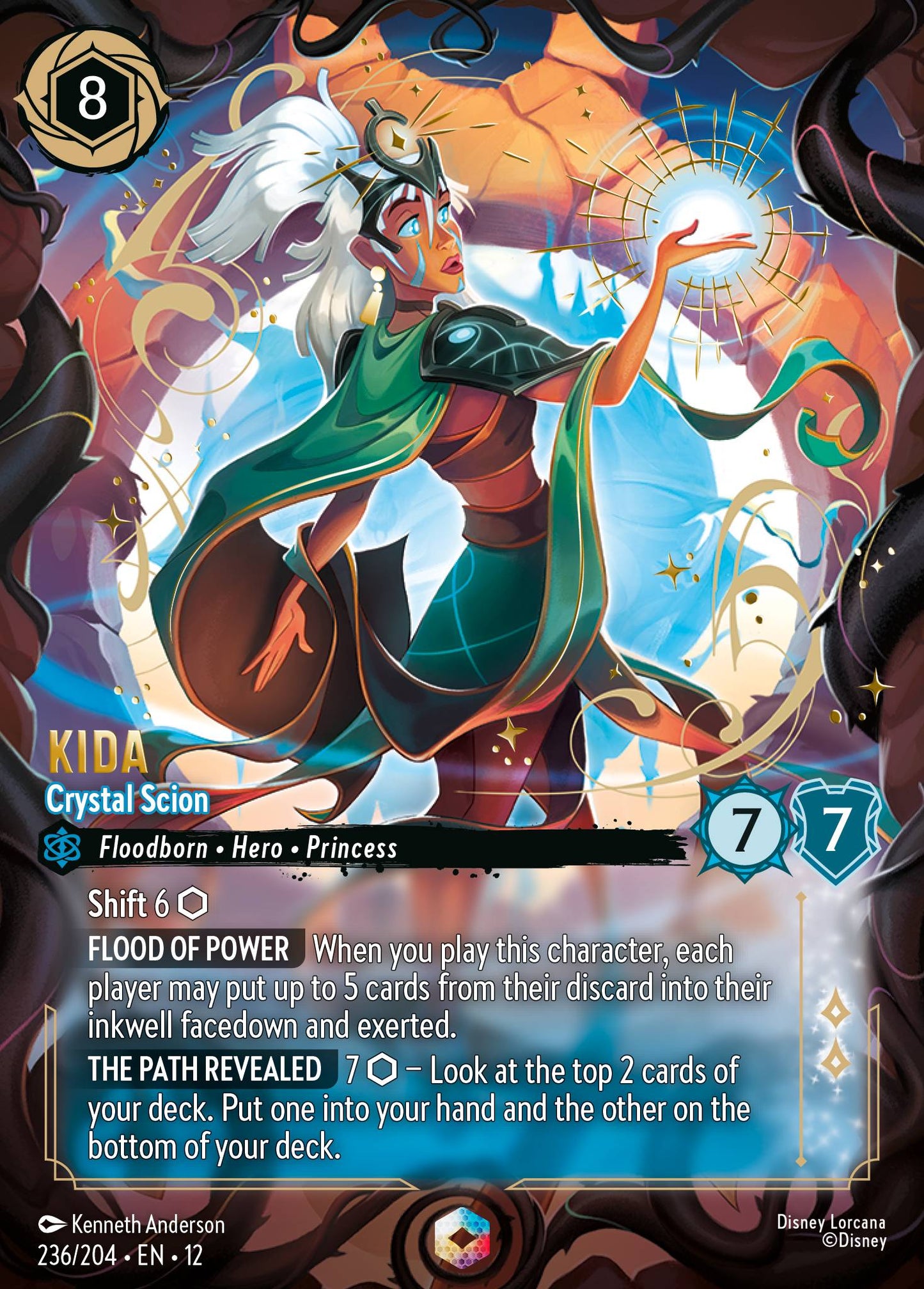 Kida - Crystal Scion (Enchanted) - Disney Lorcana