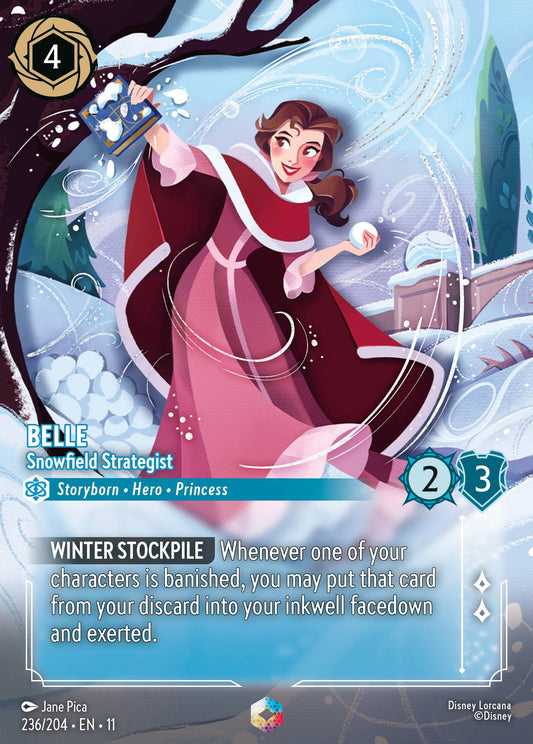 Belle - Snowfield Strategist (Enchanted) - Enchanted Lorcana Holofoil Card