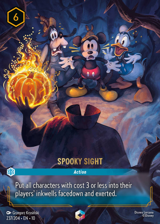 Spooky Sight (Enchanted) - Enchanted Lorcana Holofoil Card