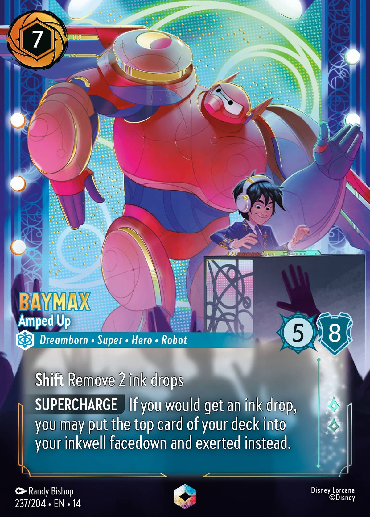 Baymax - Amped Up - Enchanted Lorcana Card