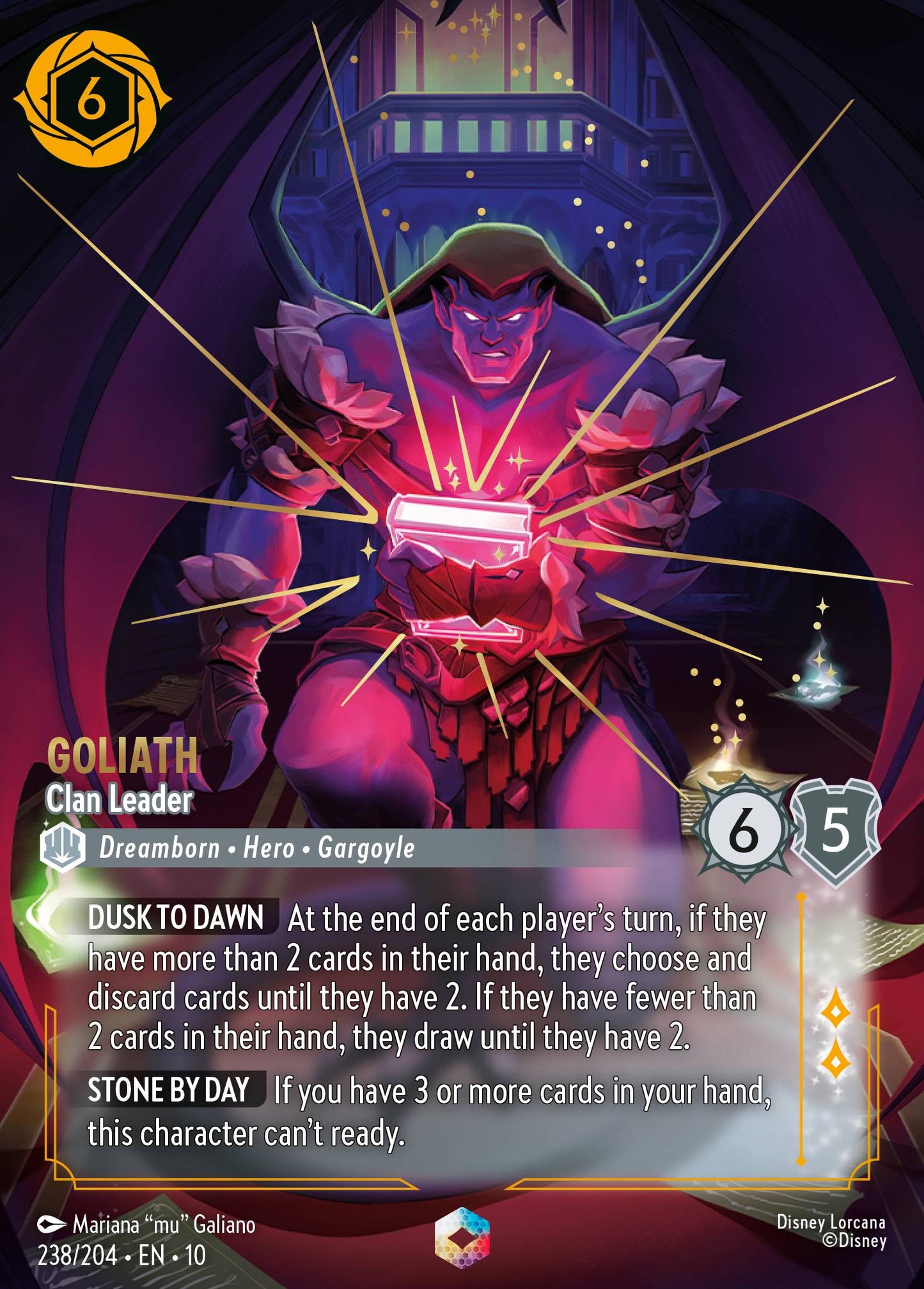 Goliath - Clan Leader (Enchanted) - Enchanted Lorcana Holofoil Card