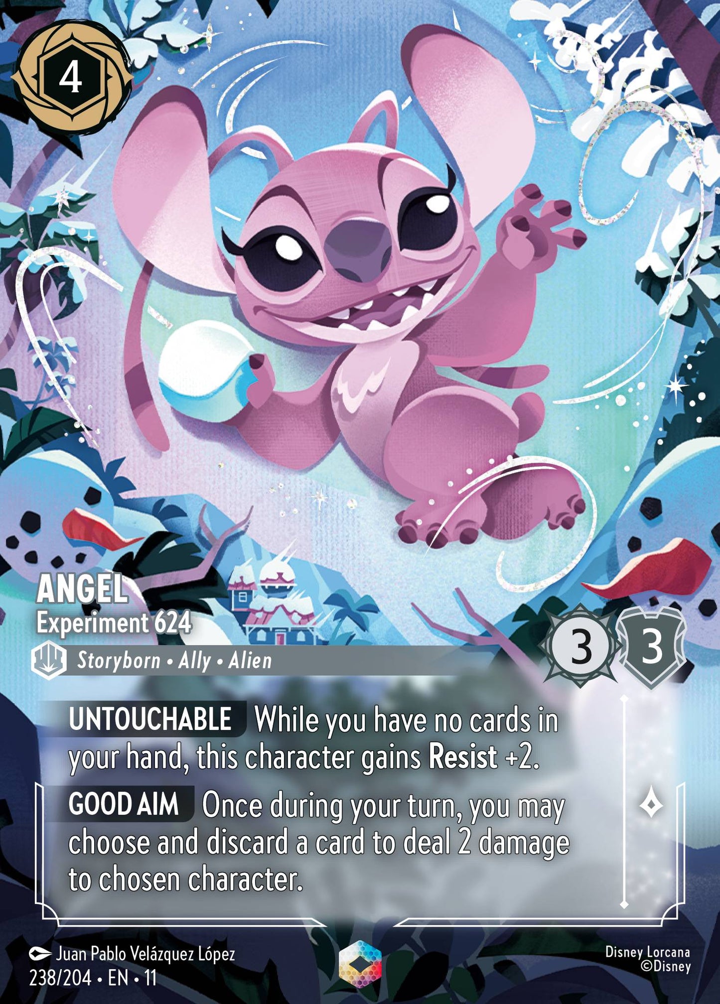 Angel - Experiment 624 (Enchanted) - Enchanted Lorcana Holofoil Card