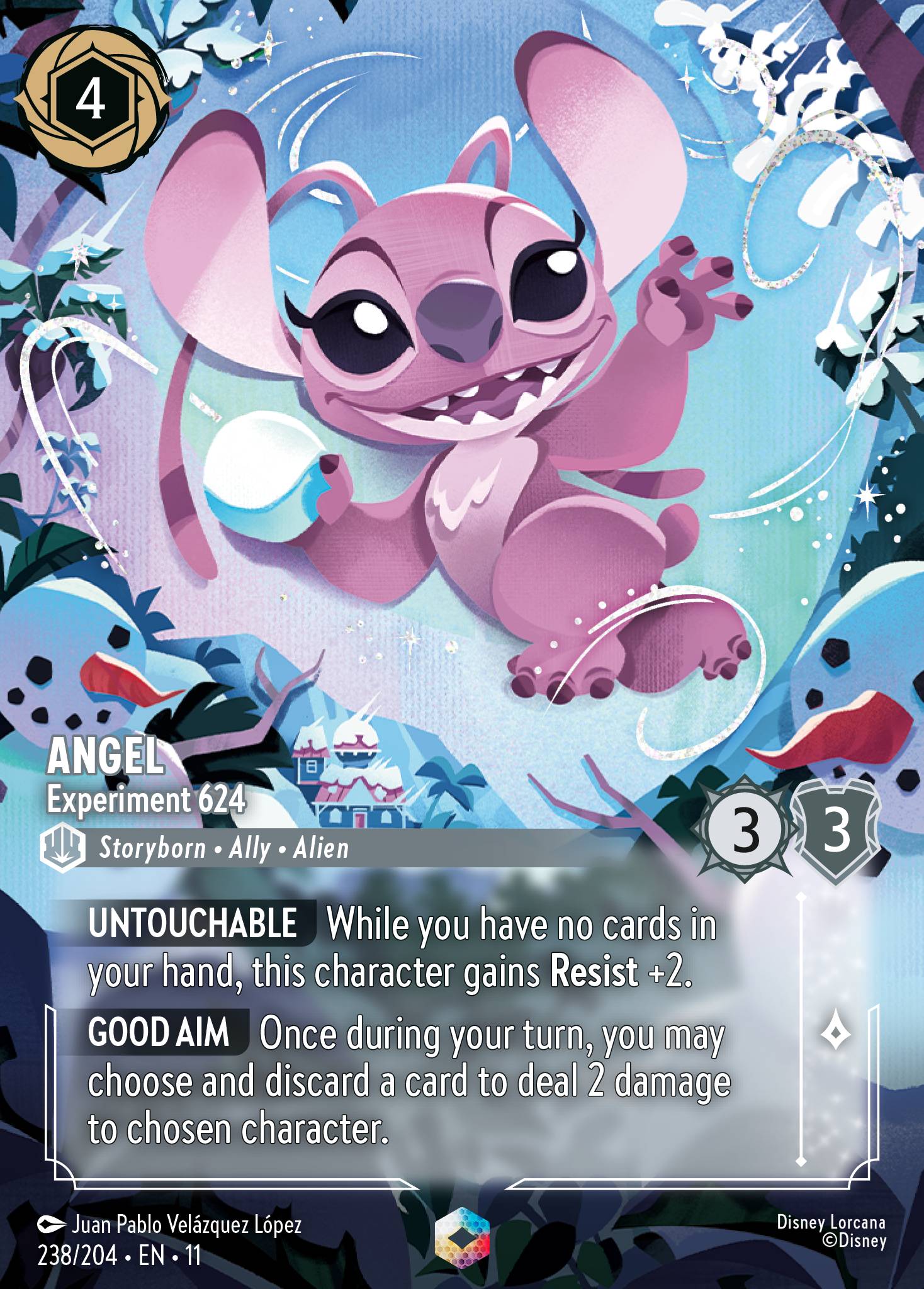 Angel - Experiment 624 (Enchanted) - Enchanted Lorcana Holofoil Card