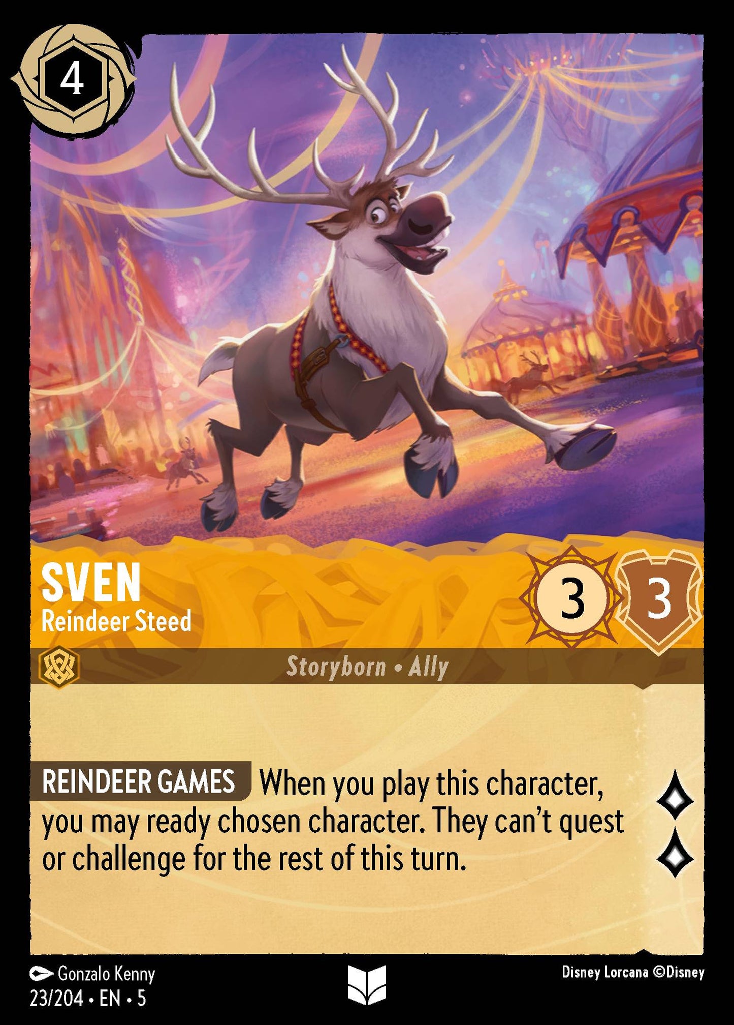 Sven - Reindeer Steed - Uncommon Lorcana Card