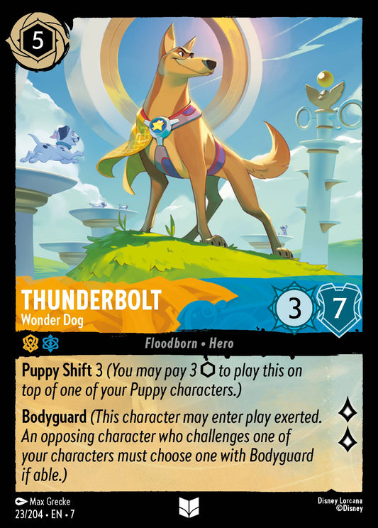 Thunderbolt - Wonder Dog - Uncommon Lorcana Card
