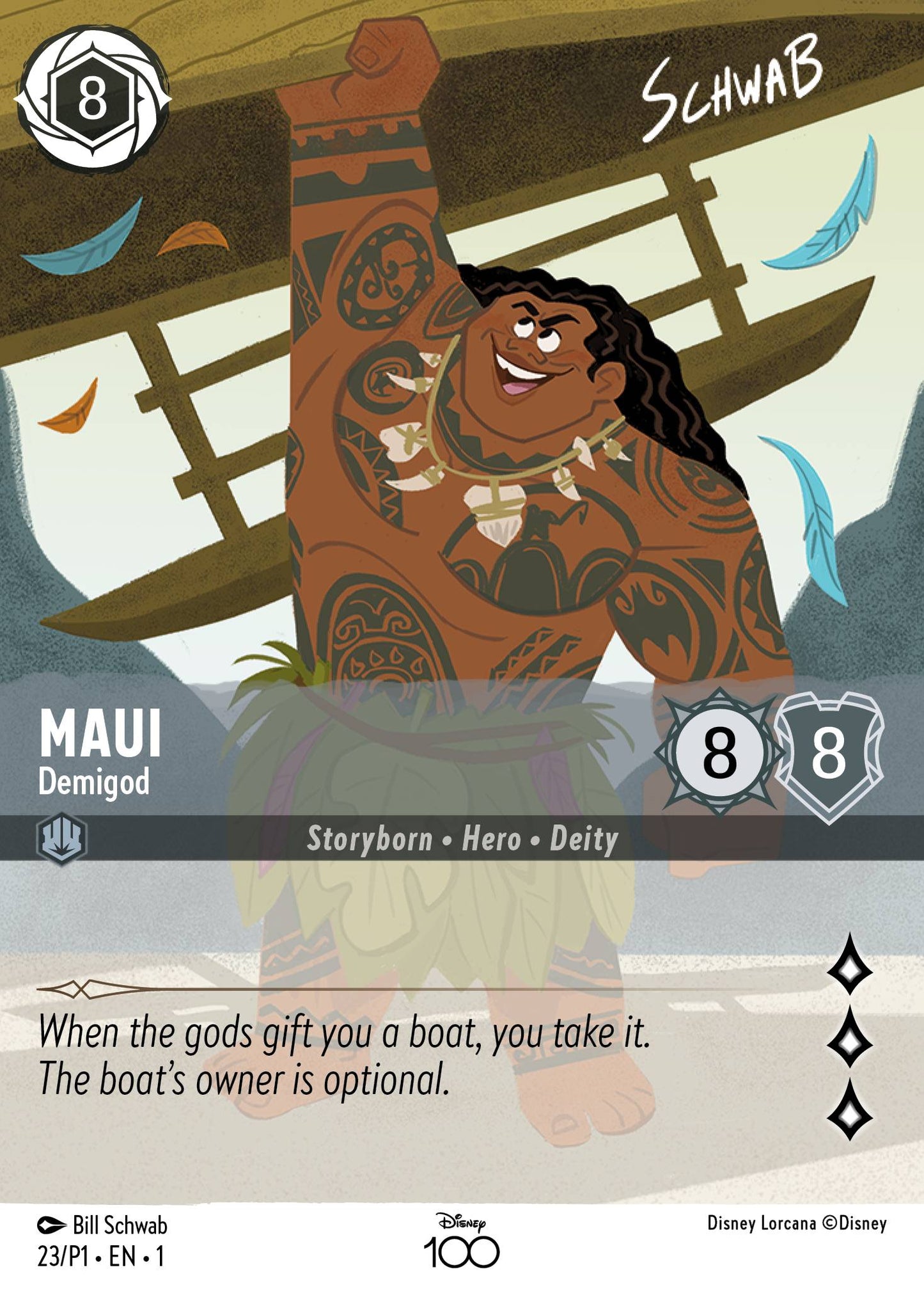 Maui - Demigod - Disney100 Promos - Holofoil
