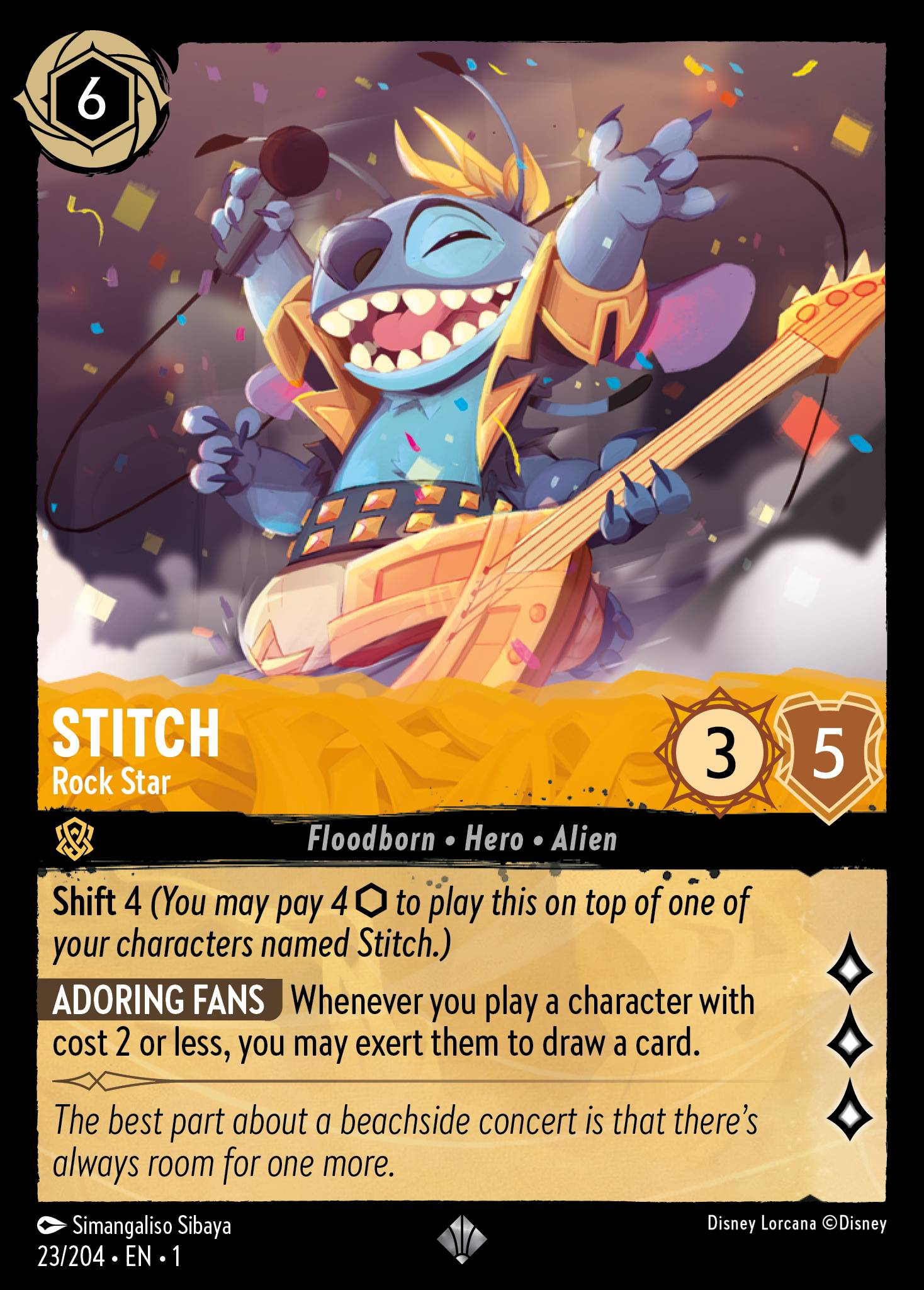 Stitch - Rock Star (Super Rare)