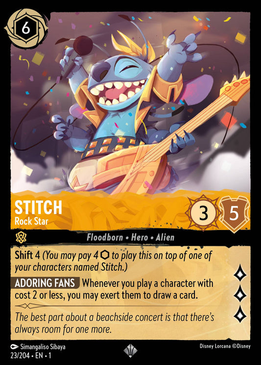 Stitch - Rock Star (Super Rare)