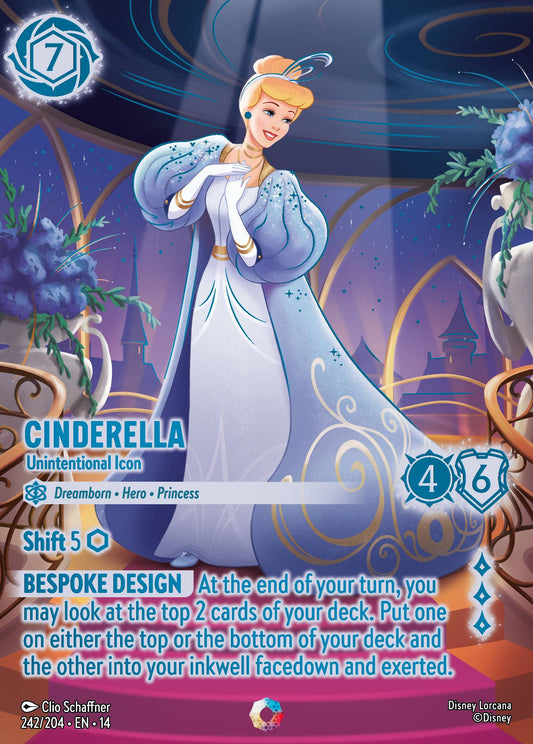 Cinderella - Unintentional Icon - Iconic Lorcana Card