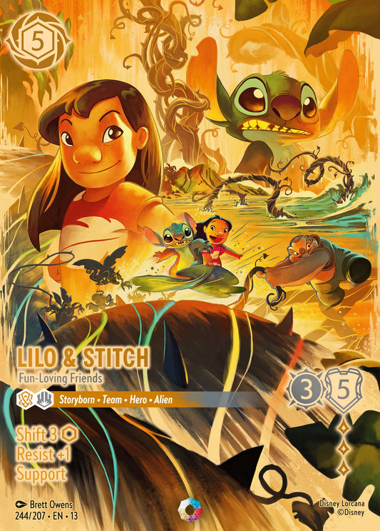 Lilo & Stitch - Fun-Loving Friends - Iconic Lorcana Card