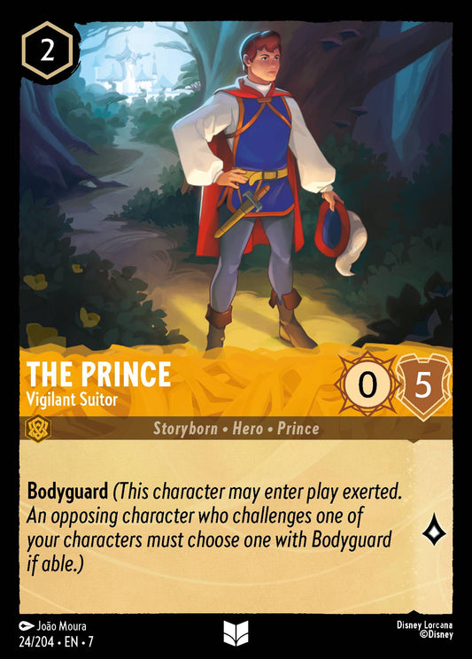 The Prince - Vigilant Suitor - Uncommon Lorcana Card