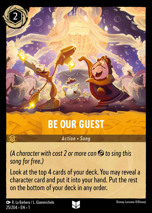 Be Our Guest - Uncommon Lorcana Card