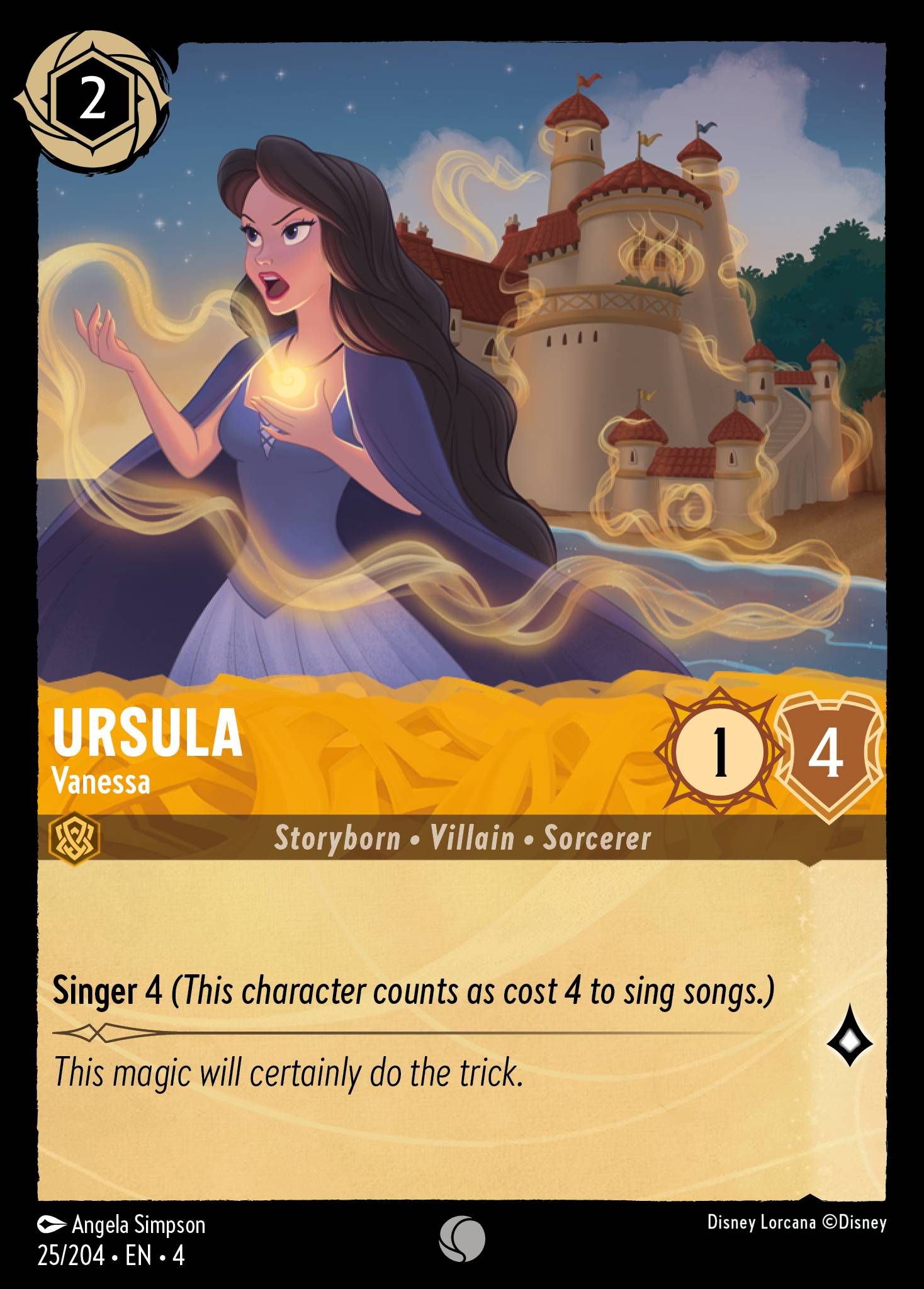 Ursula - Vanessa - Disney Lorcana Card