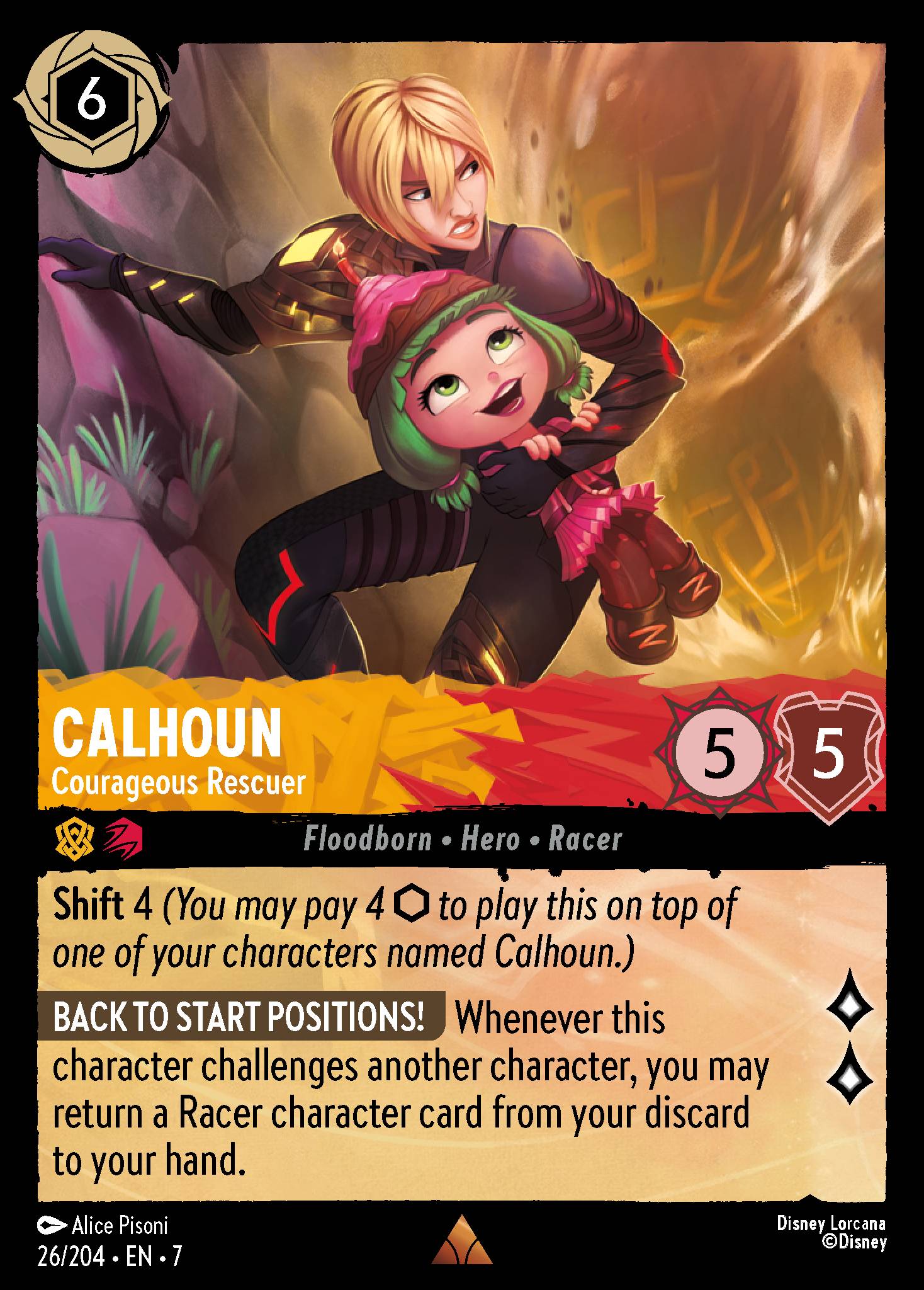 Calhoun - Courageous Rescuer - Rare Lorcana Card