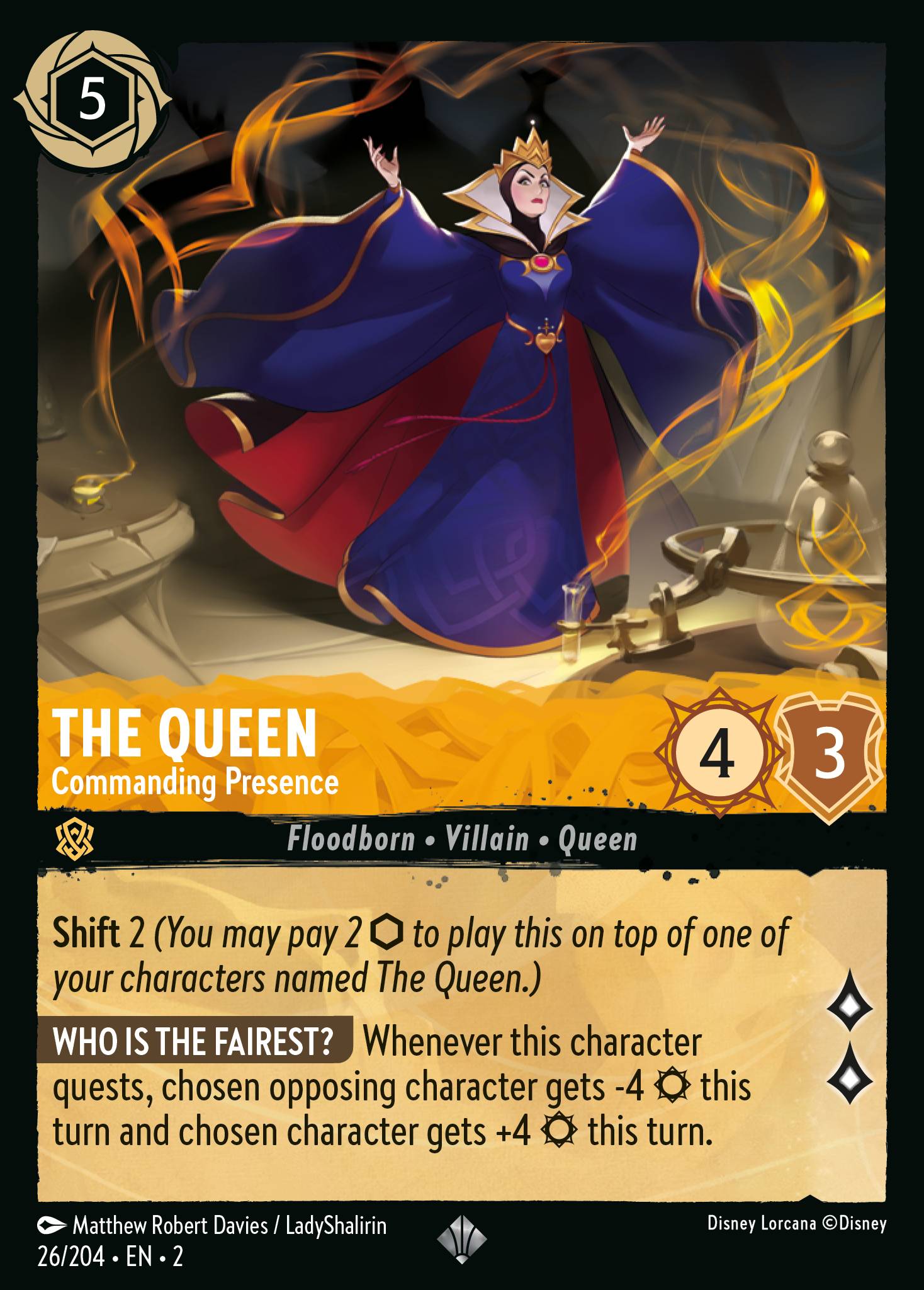 The Queen - Commanding Presence (Super Rare)