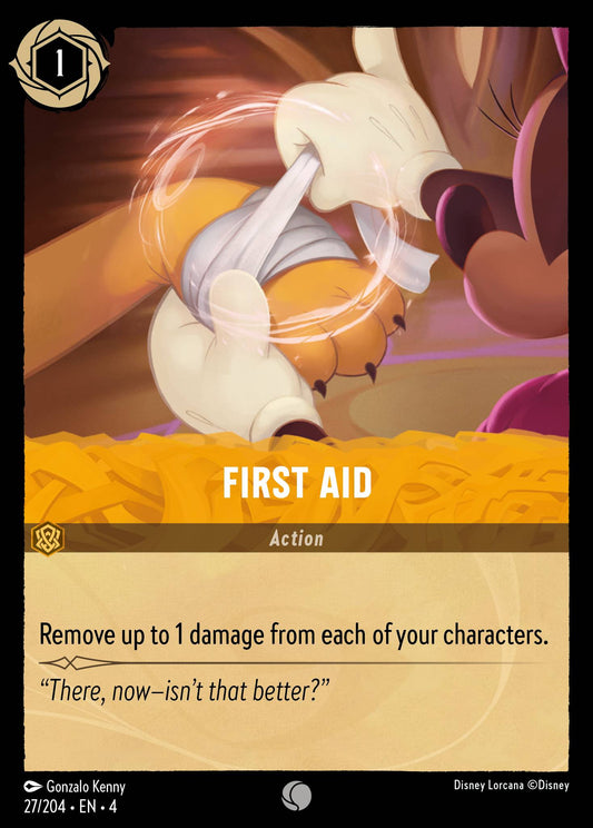 First Aid - Common Lorcana Card