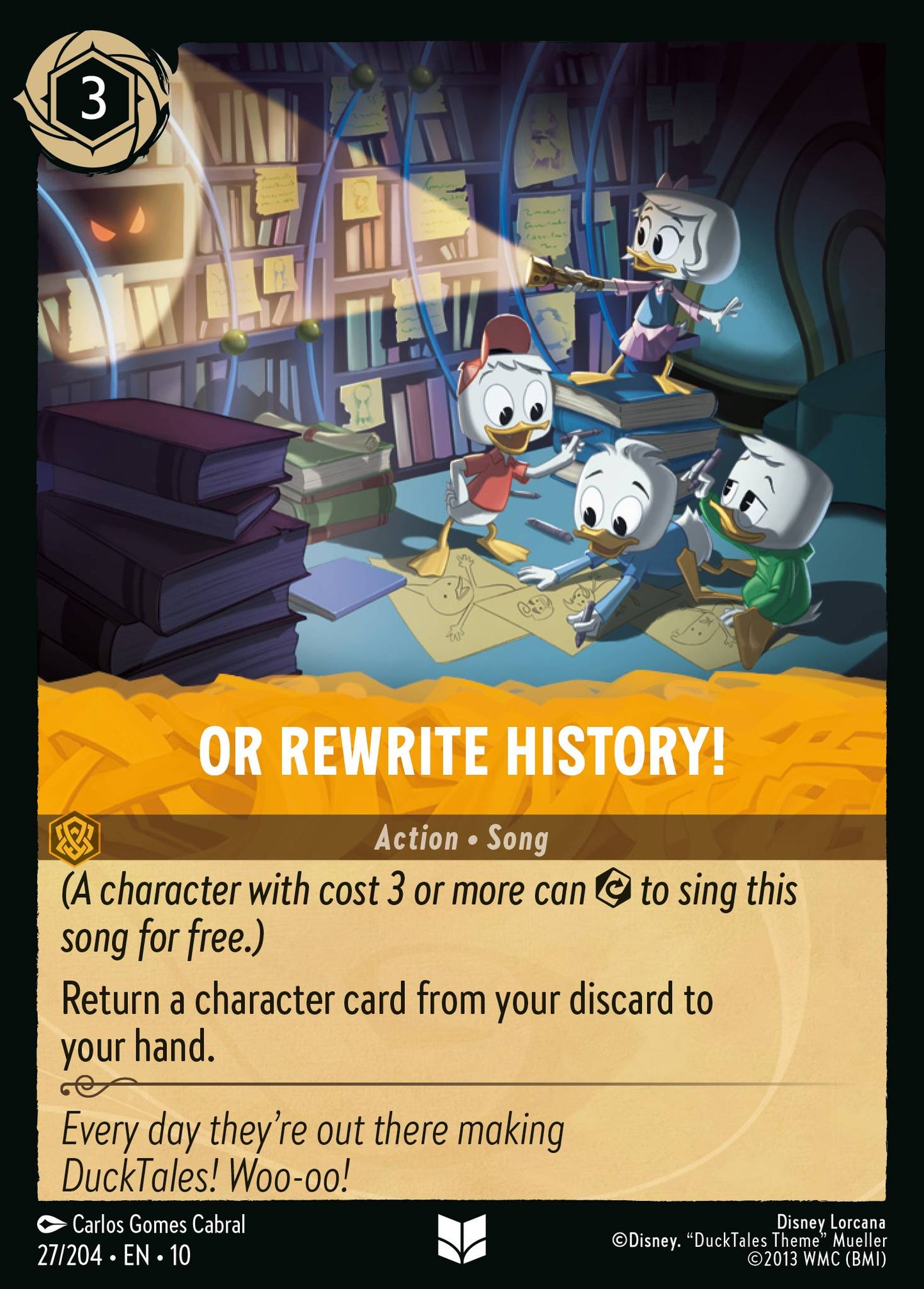 Or Rewrite History! - Uncommon Lorcana Card
